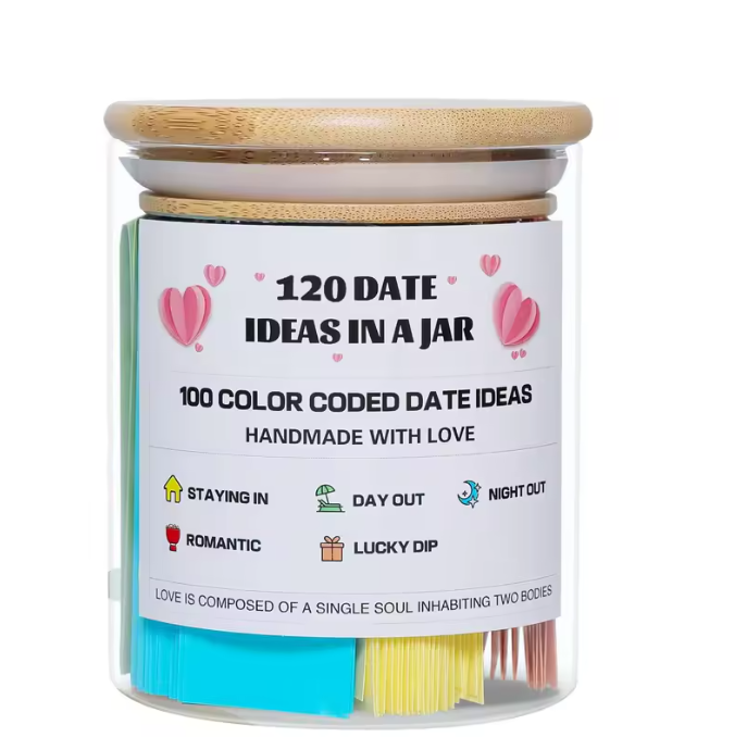 KeyMatch Date Jar – 120 Romantic Ideas